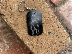Quasimoto Madlib Dog Tag - Too Good Engravings