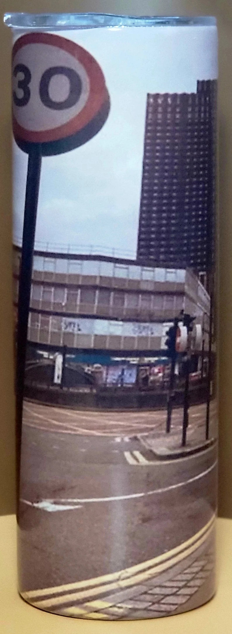 Quasimoto in the city Hip Hop Character Tumbler's 20oz Coffee Cup Mug double wall Stainless Steel Skinny Tumbler with Straw - Too Good Engravings