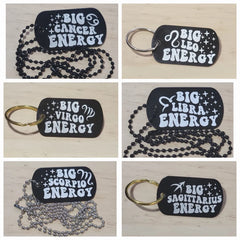 Signs of Zodiac Keychains: Engrave Zodiac Signs Keychains from July thru December - Too Good Engravings