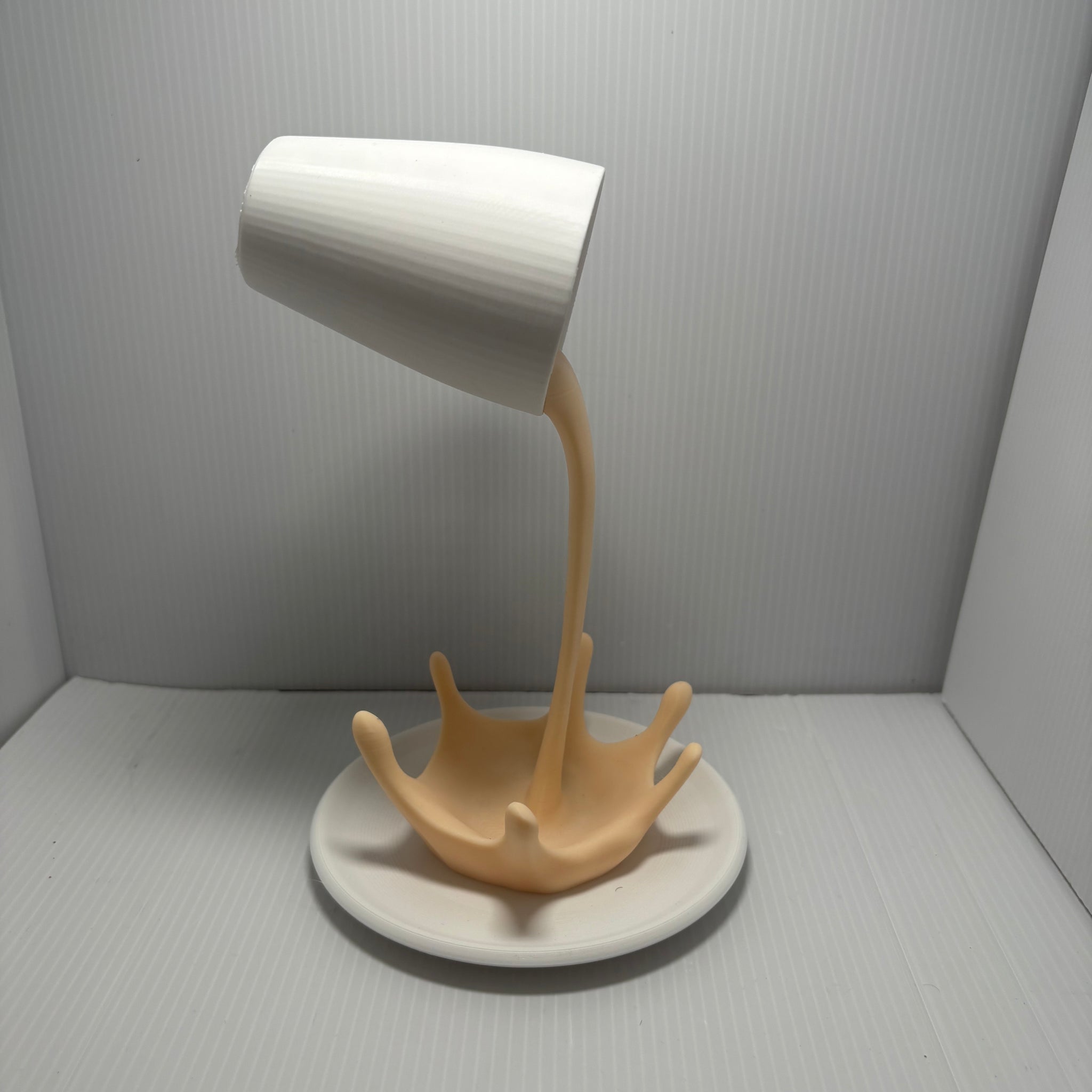 Floating Coffee Cup Sculpture - Too Good Engravings