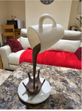Floating Coffee Cup Sculpture - Too Good Engravings