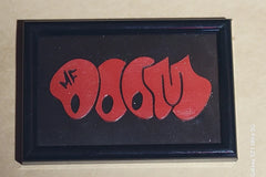 MF DOOM variety color Framed Picture 4x6 hand made Limited painted wood cut engraved - Too Good Engravings