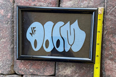 MF DOOM variety color Framed Picture 4x6 hand made Limited painted wood cut engraved - Too Good Engravings