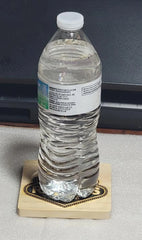 Las Vegas Raiders DRINK COASTER wood engraved stained set of 2 - Too Good Engravings