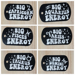 Signs of Zodiac Keychains: Engrave Zodiac Signs Keychains from Capricorn thru Gemini - Too Good Engravings