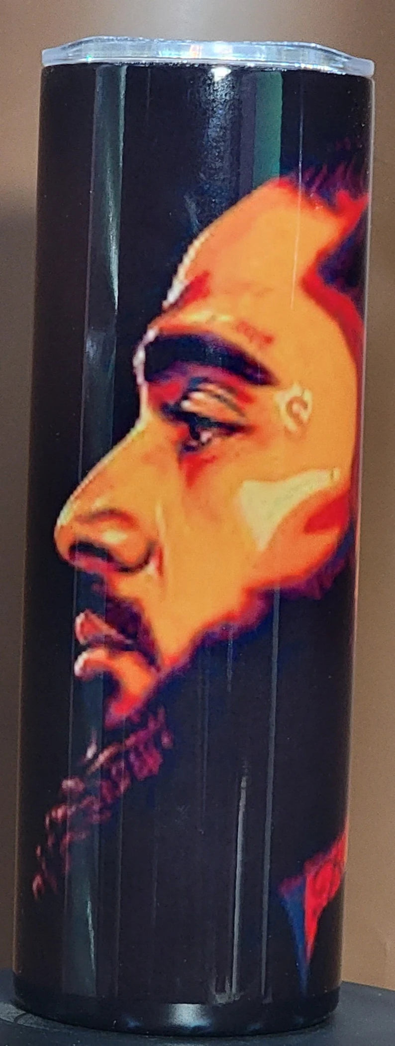 Nipsey Hussle Tumbler's 20oz Coffee Cup Mug double wall Stainless Steel Skinny Tumbler with Lid and Straw - Too Good Engravings