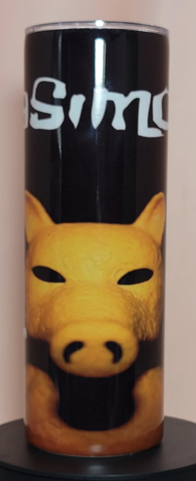 Quasimoto Hip Hop Character Tumbler's 20oz Coffee Cup Mug double wall Stainless Steel Skinny Tumbler with Straw - Too Good Engravings