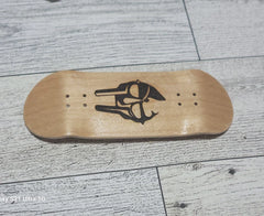 MF Doom Mask Fingerboard: Wood Engraved Fingerboard (skateboard)& Accessory (different colors) Suitcase bag ( two color) - Too Good Engravings