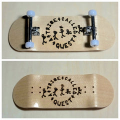 Tribe 4 Called Quest Fingerboard: Wooden Engraved words for Fun with other Accessories to Buy with your Fingerboard - Too Good Engravings
