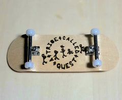 Tribe 4 Called Quest Fingerboard: Wooden Engraved words for Fun with other Accessories to Buy with your Fingerboard - Too Good Engravings