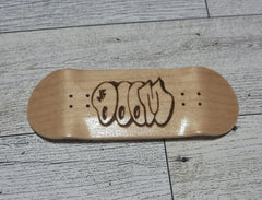 Doom Fingerboard:Wood Engraved Fingerboard (Skate board) & Accessory (different colors) and Suitcase bag (two colors) - Too Good Engravings