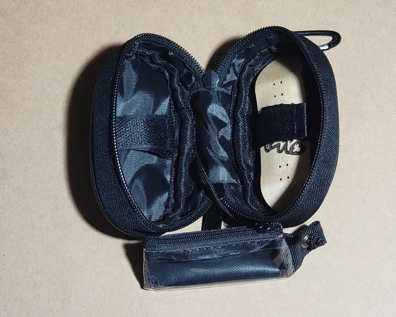 MF Doom Fingerboard: Wood Engraved Fingerboard (skateboard) & Suitcase Bag and Accessory (different colors) - Too Good Engravings