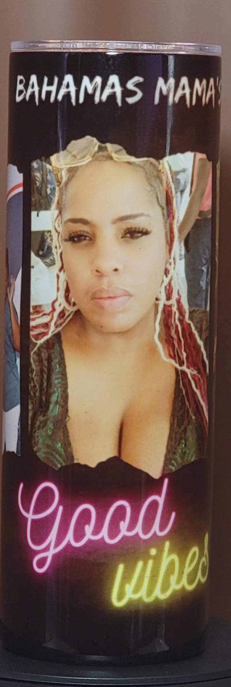 Your own Pictures collage Tumbler's 20oz and put your saying & front, has double wall Stainless Steel Skinny Tumbler with Lid and Straw - Too Good Engravings