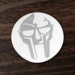 Mf Doom Mask Hip Hop Design with Ceramic Coaster - Too Good Engravings