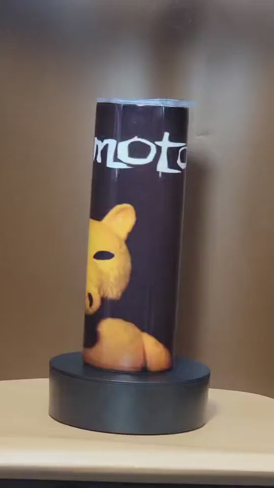 Quasimoto Hip Hop Character Tumbler's 20oz Coffee Cup Mug double wall Stainless Steel Skinny Tumbler with Straw